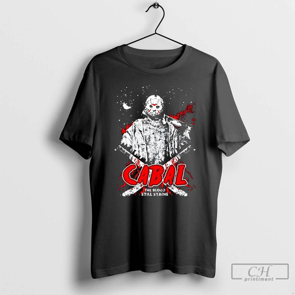 Classic Jason Vorhees Cabal The Blood Still Stains T Shirts Hoodie Longsleeve