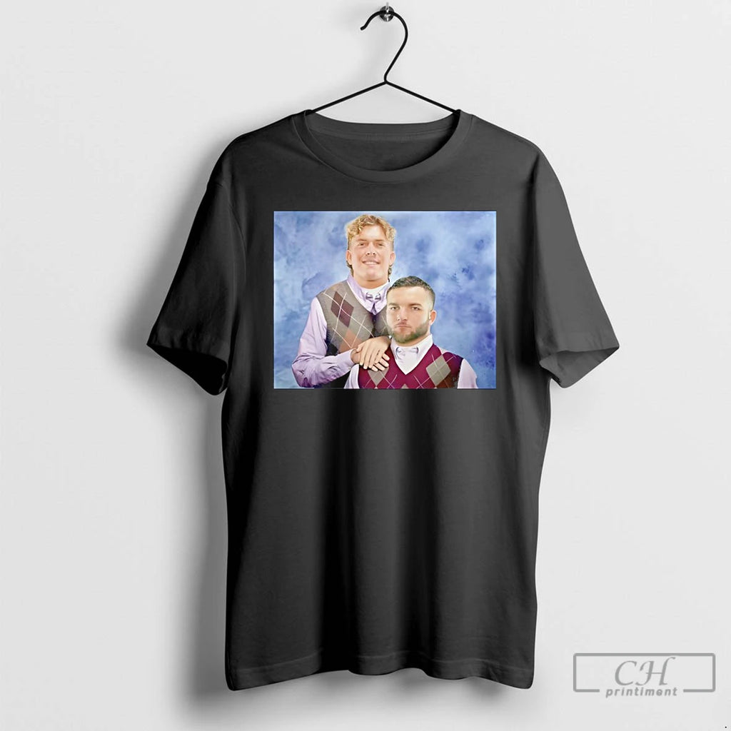 Classic Jaxson Dart And Cam Skattebo New York Giants Step Brothers T Shirts