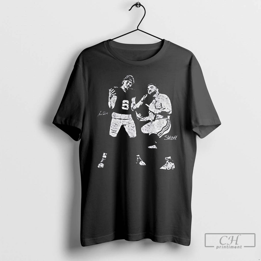 Classic Jaxson Dart Cam Skattebo Football New York Football Signature Retro T Shirts