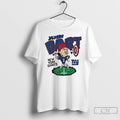 Classic Jaxson Dart New York Giants Caricature T Shirts