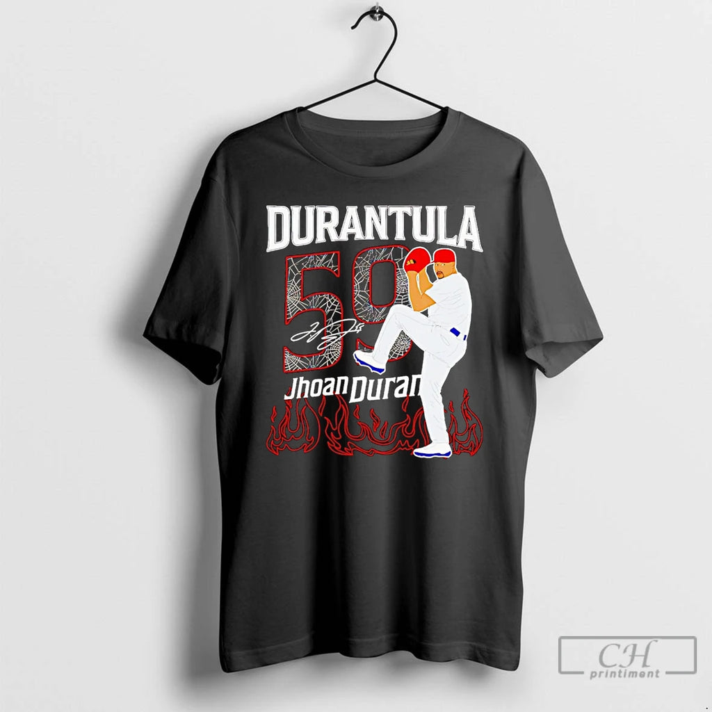 Classic Jhoan Duran Philadelphia Phillies Durantula Signature T Shirts Hoodie Longsleeve