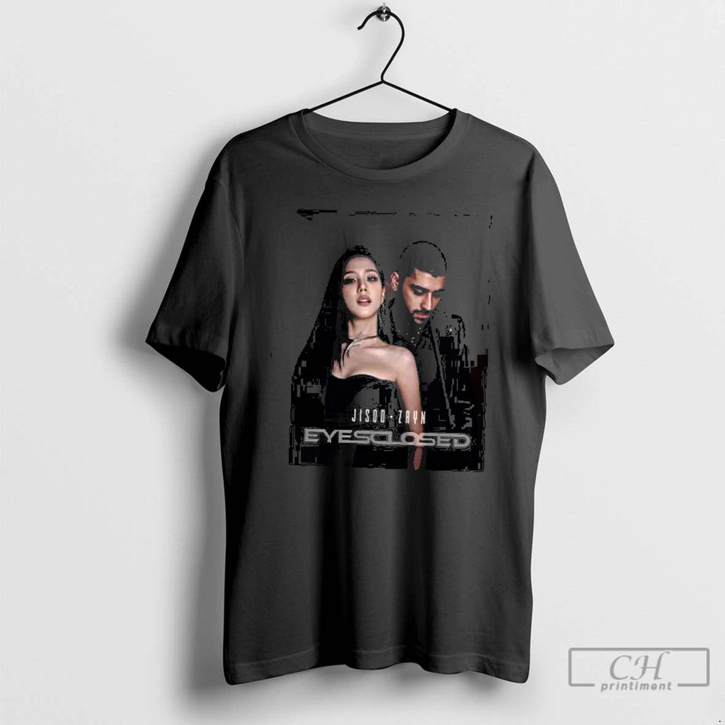 Classic Jisoo And Zayn Eyes Closed Single Out On October 10 2025 T Shirts