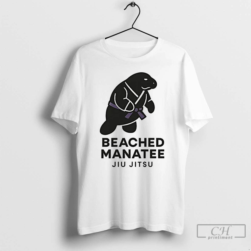 Classic Jiu Jitsu Beached Manatee T Shirts