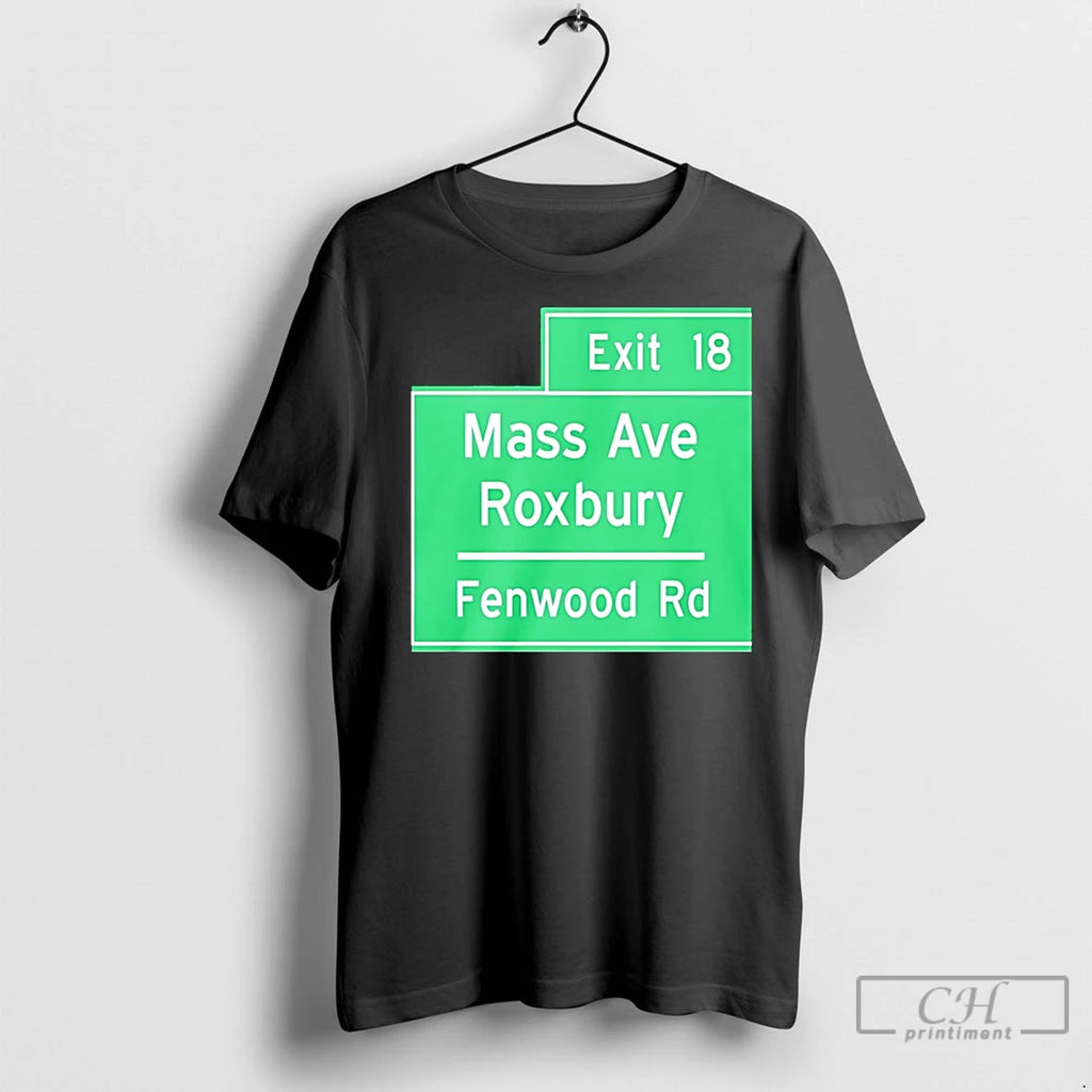 Classic Joe Mazzulla Celtic Wearing Exit 18 Mass Ave Roxbury