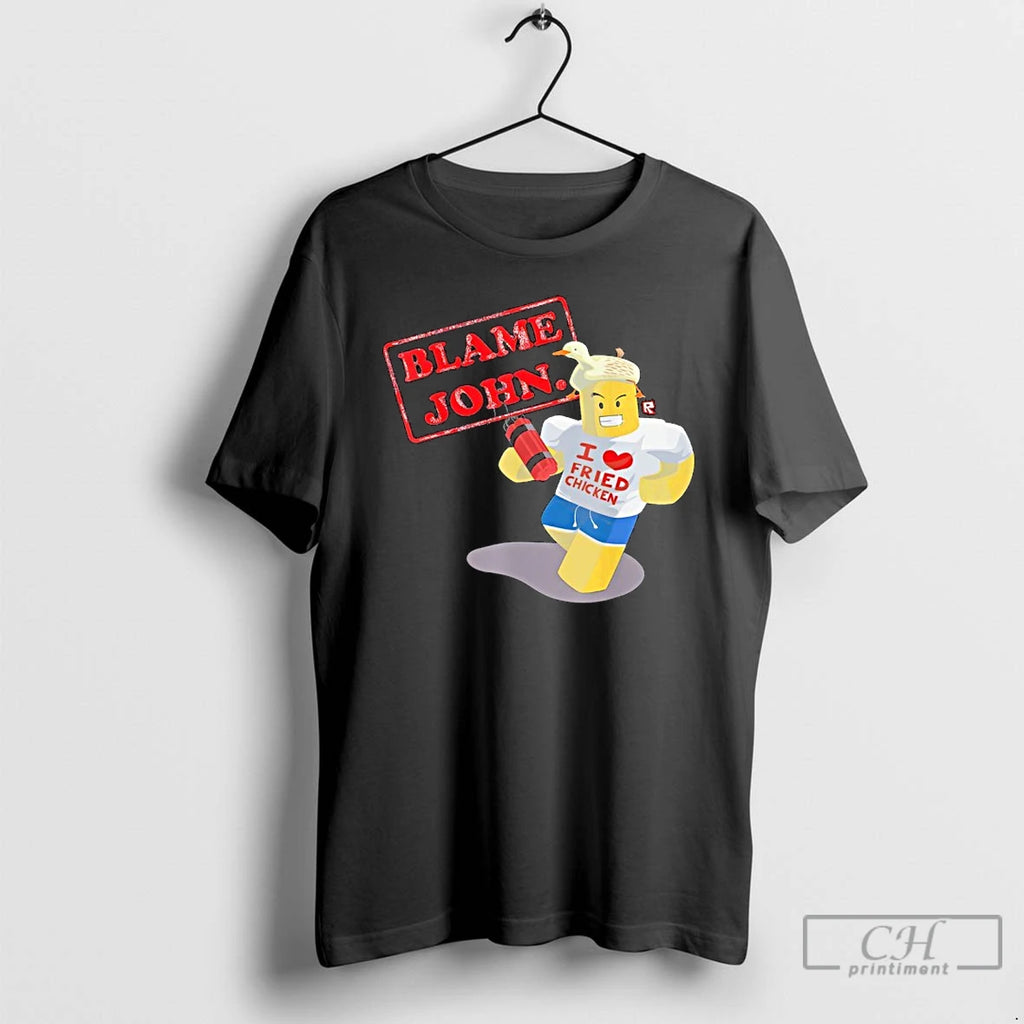 Classic John Shedletsky I Love Fried Chicken Meme T Shirts