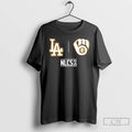 Classic La Dodgers Vs Brewers 2025 Nlcs Game Logo T Shirts