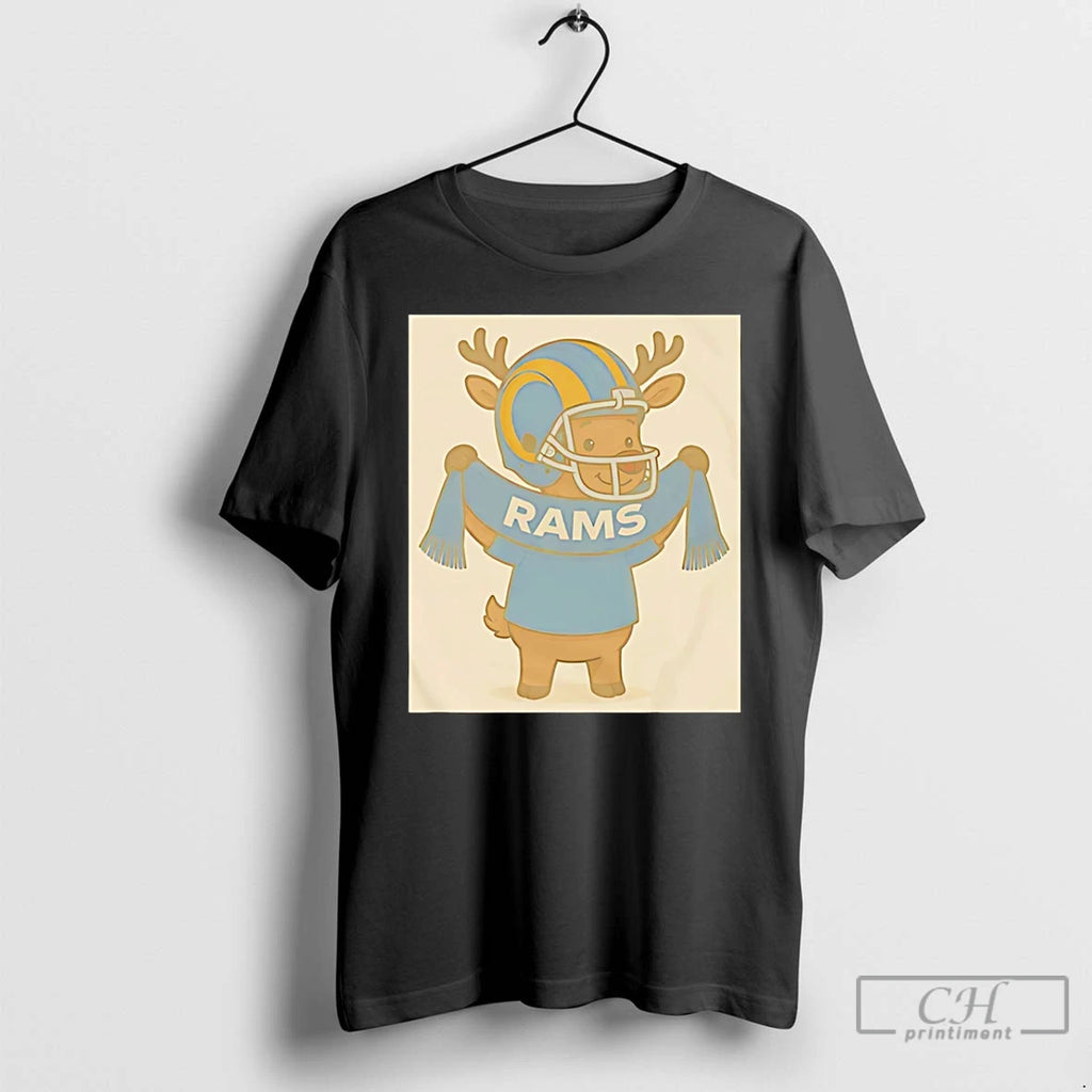Classic La Rams Reindeer Cute Christmas 2025 T Shirts Hoodie Longsleeve