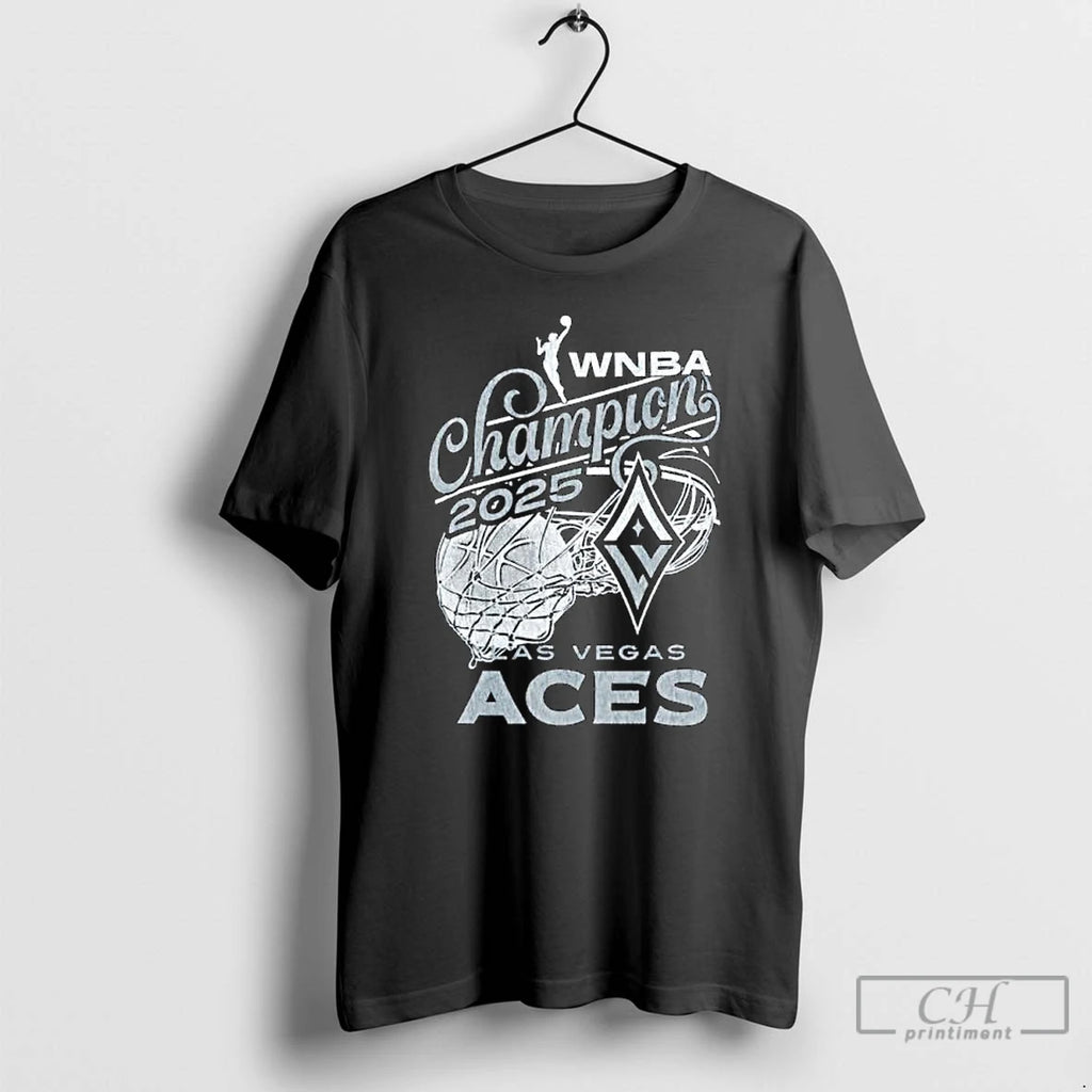 Classic Las Vegas Aces 2025 Wnba Champions Retro Ornaments T Shirts