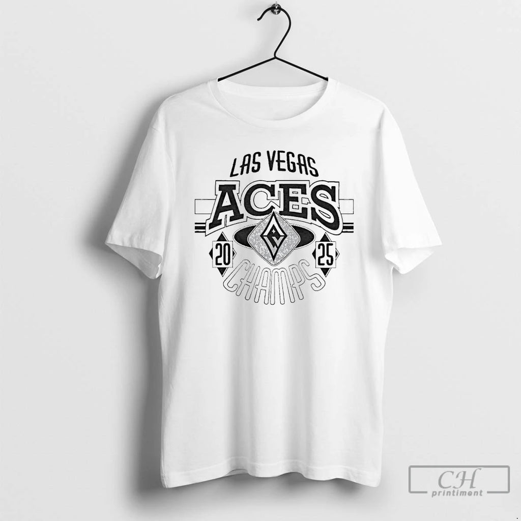 Classic Las Vegas Aces 2025 Wnba Champs Retro Ornaments T Shirts