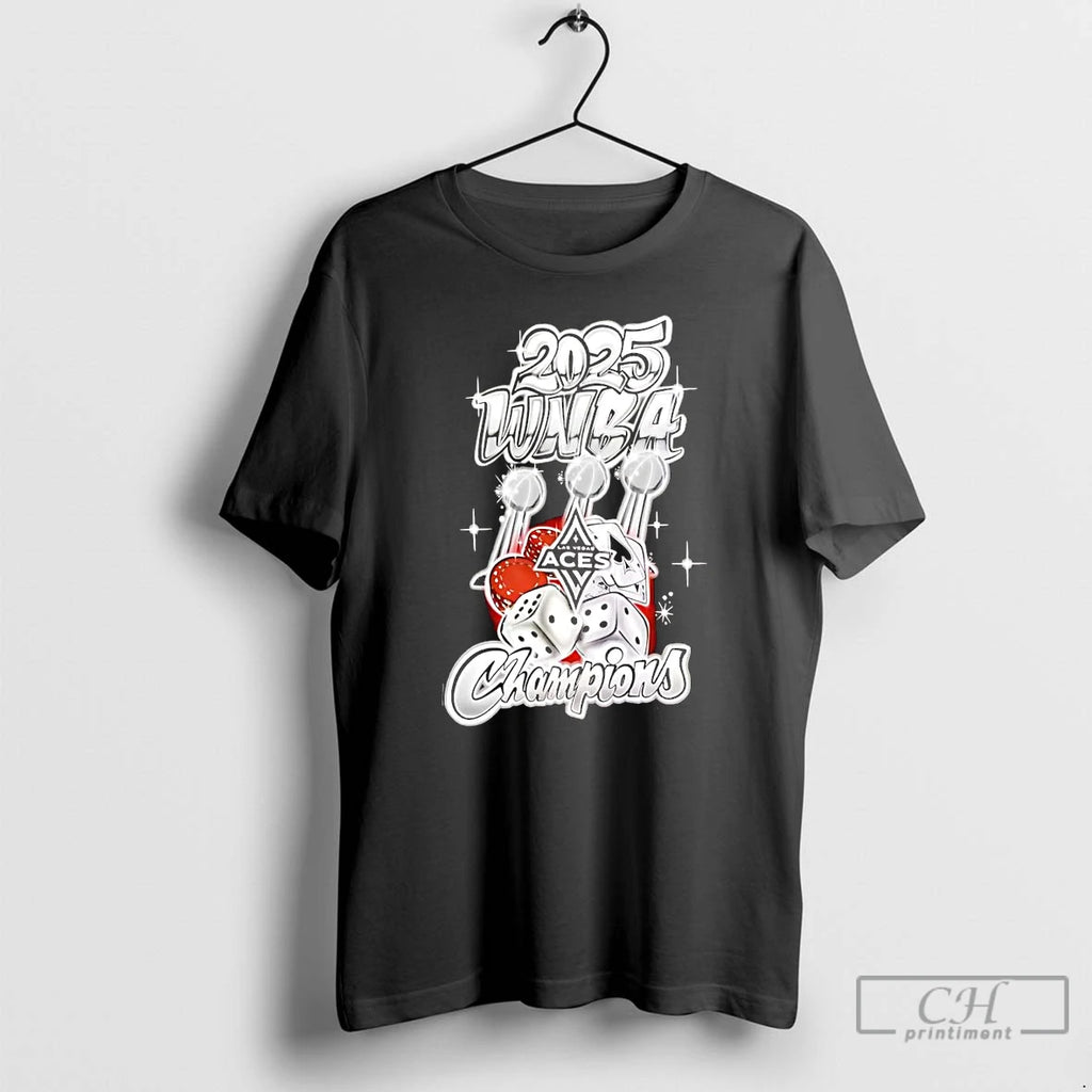 Classic Las Vegas Aces 2025 Wnba Finals Champions Graffiti T Shirts