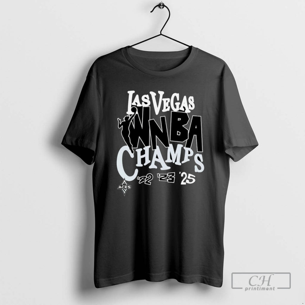 Classic Las Vegas Aces 3x Wnba Champions 2022 2023 2025 T Shirts