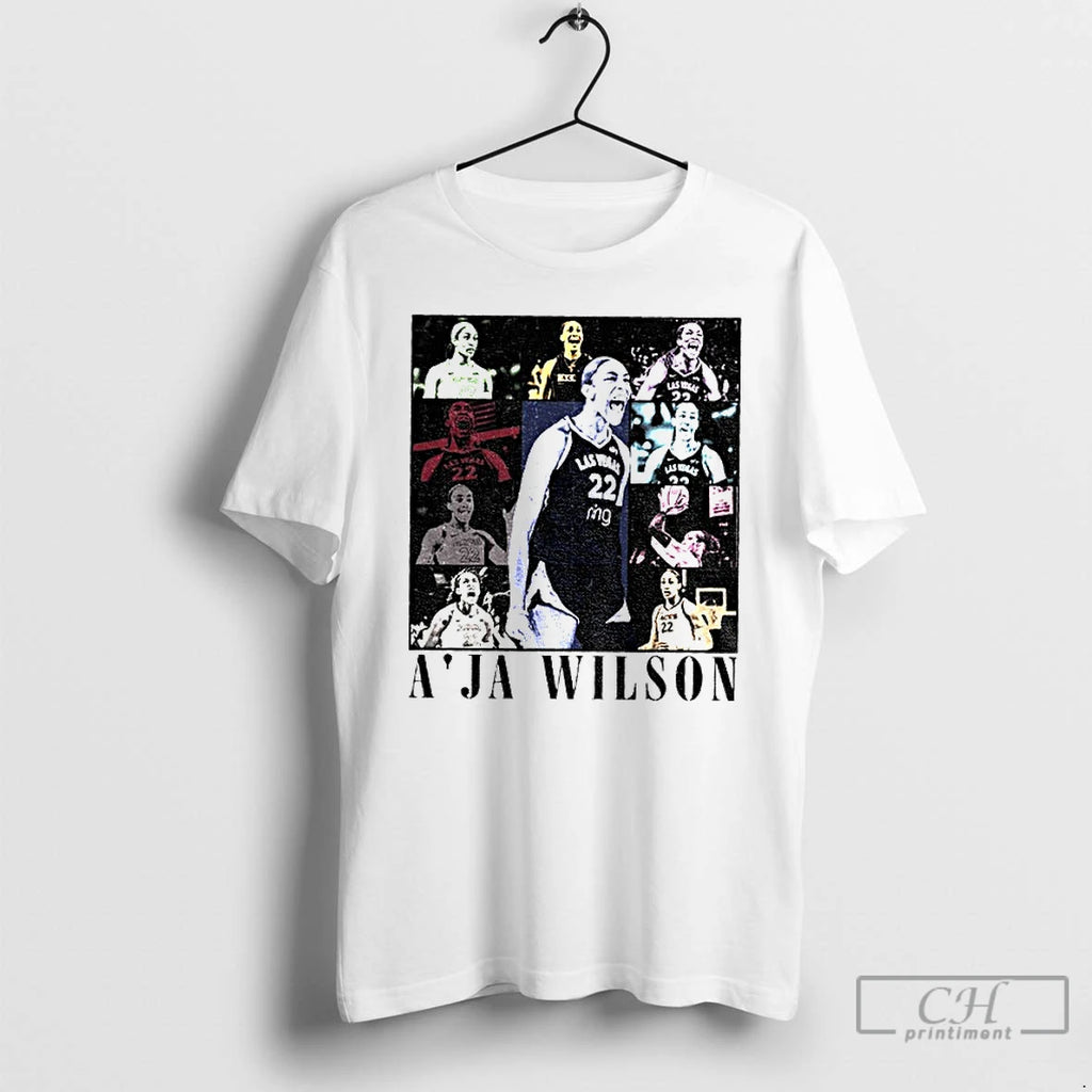 Classic Las Vegas Aces Aja Wilson Mvp Eras Tour T Shirts
