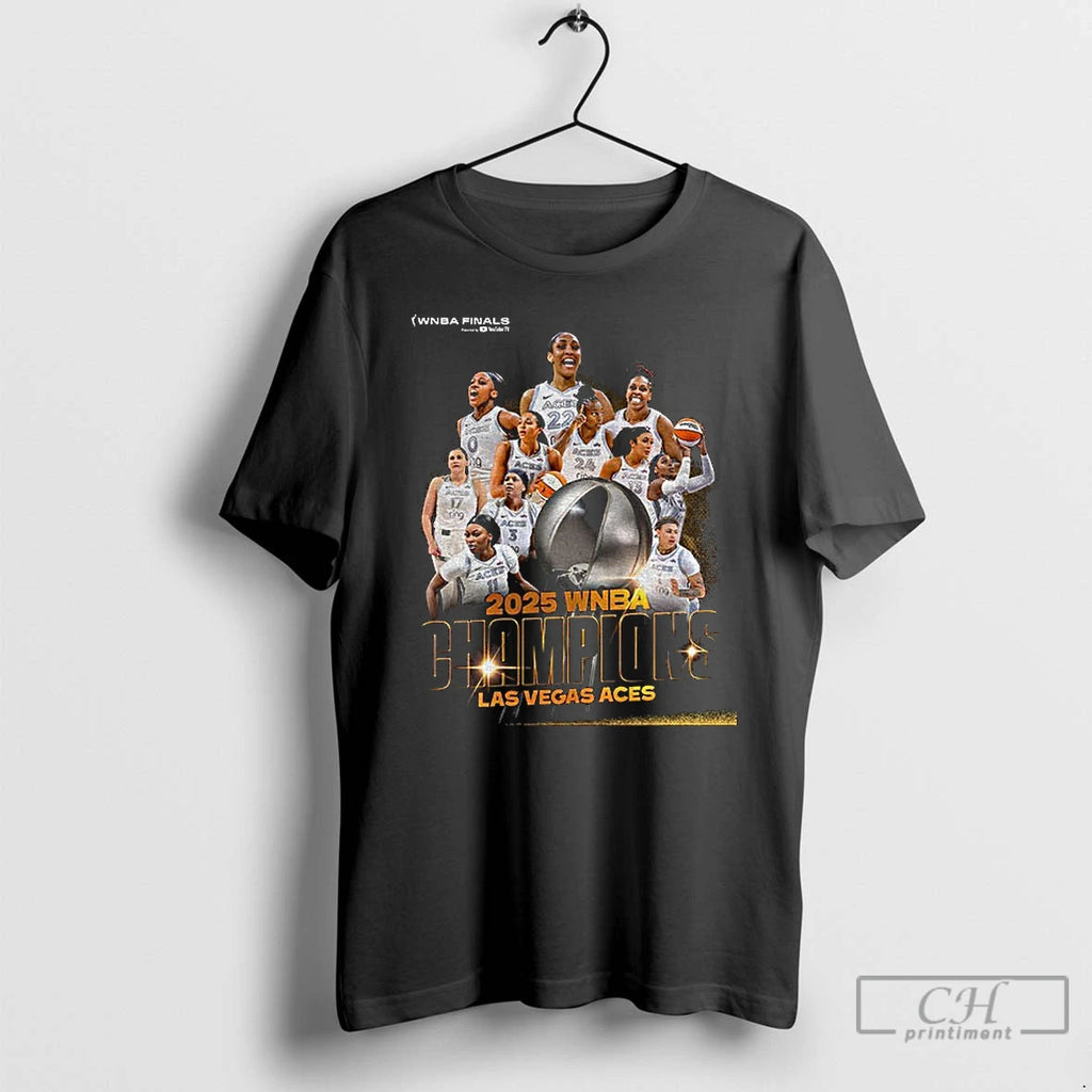 Classic Las Vegas Aces Basketball Legend Wnba Finals Champions 2025 T Shirts