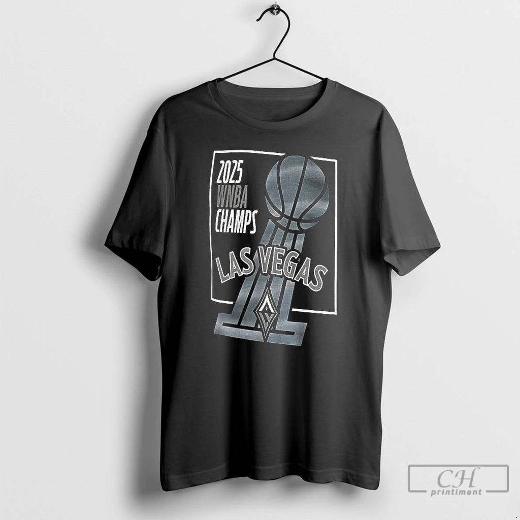 Classic Las Vegas Aces Stadium Essentials 2025 Wnba Finals Champions Jersey Roster T Shirts