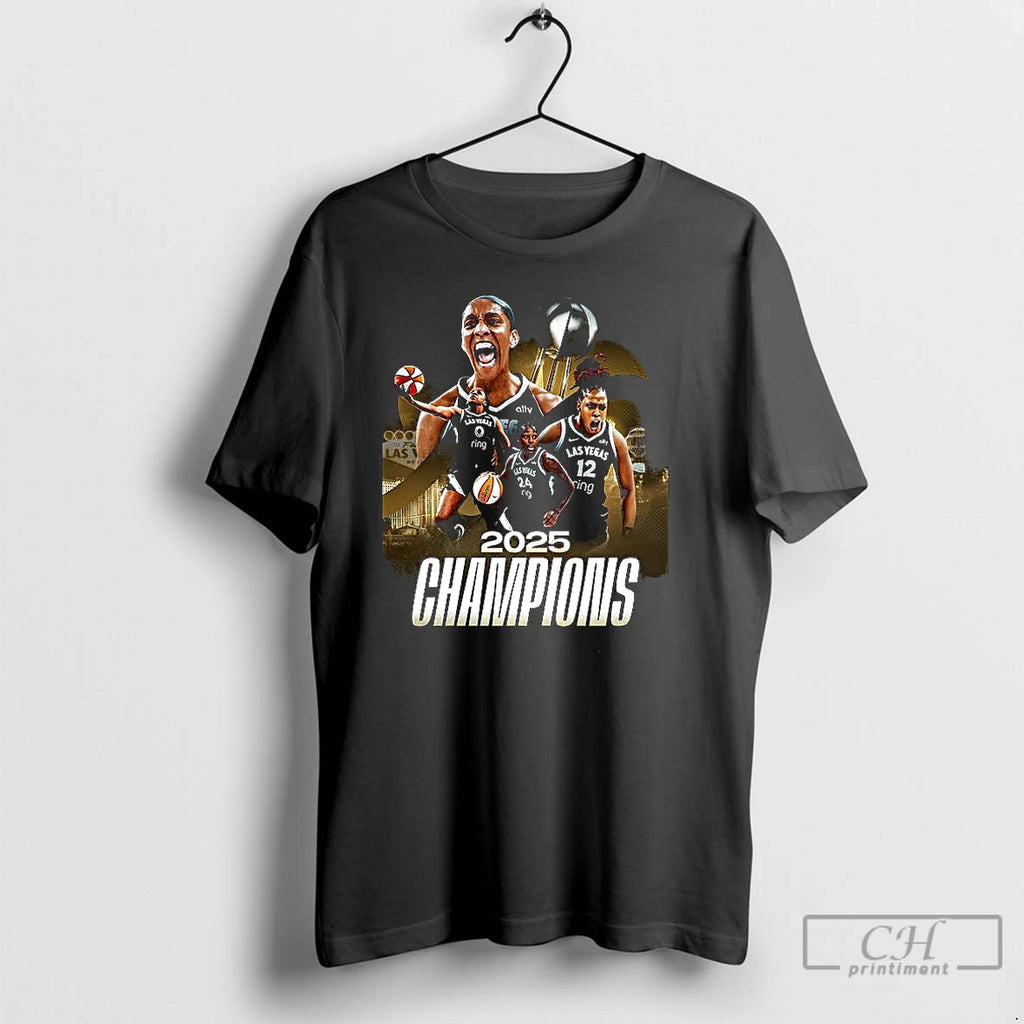 Classic Las Vegas Aces Win The Wnba Championship 2025 T Shirts