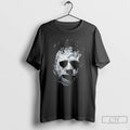 Classic Leatherface Horror Character Big Face Halloween T Shirts Hoodie Longsleeve