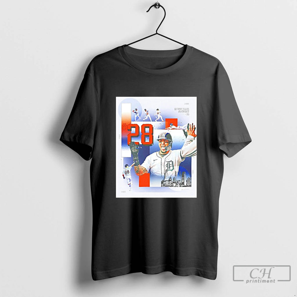 Classic Lift Off In Detroit Javier Baez Detroit Tigers Blackshirt T Shirts