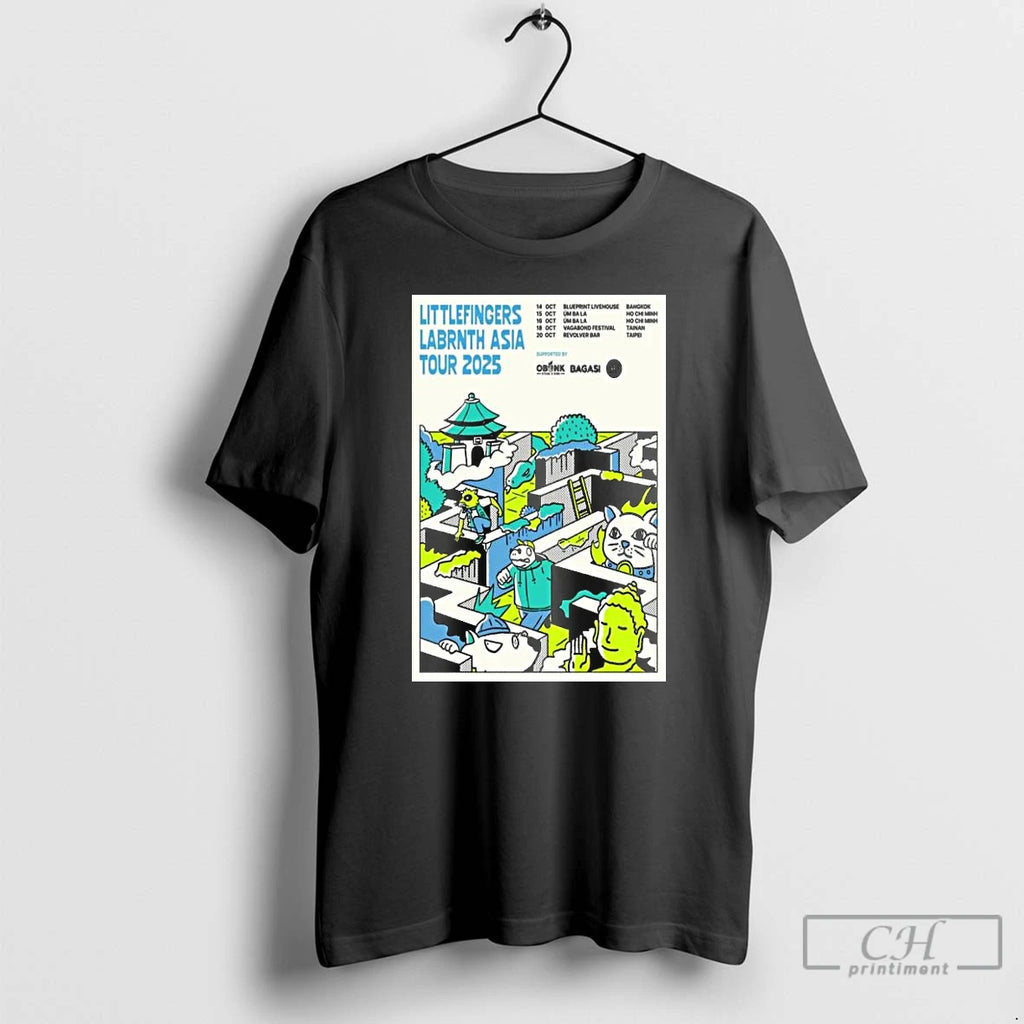 Classic Littlefingers Labrnth Asia Tour 2025 Long Sleve T Shirts Hoodie Longsleeve