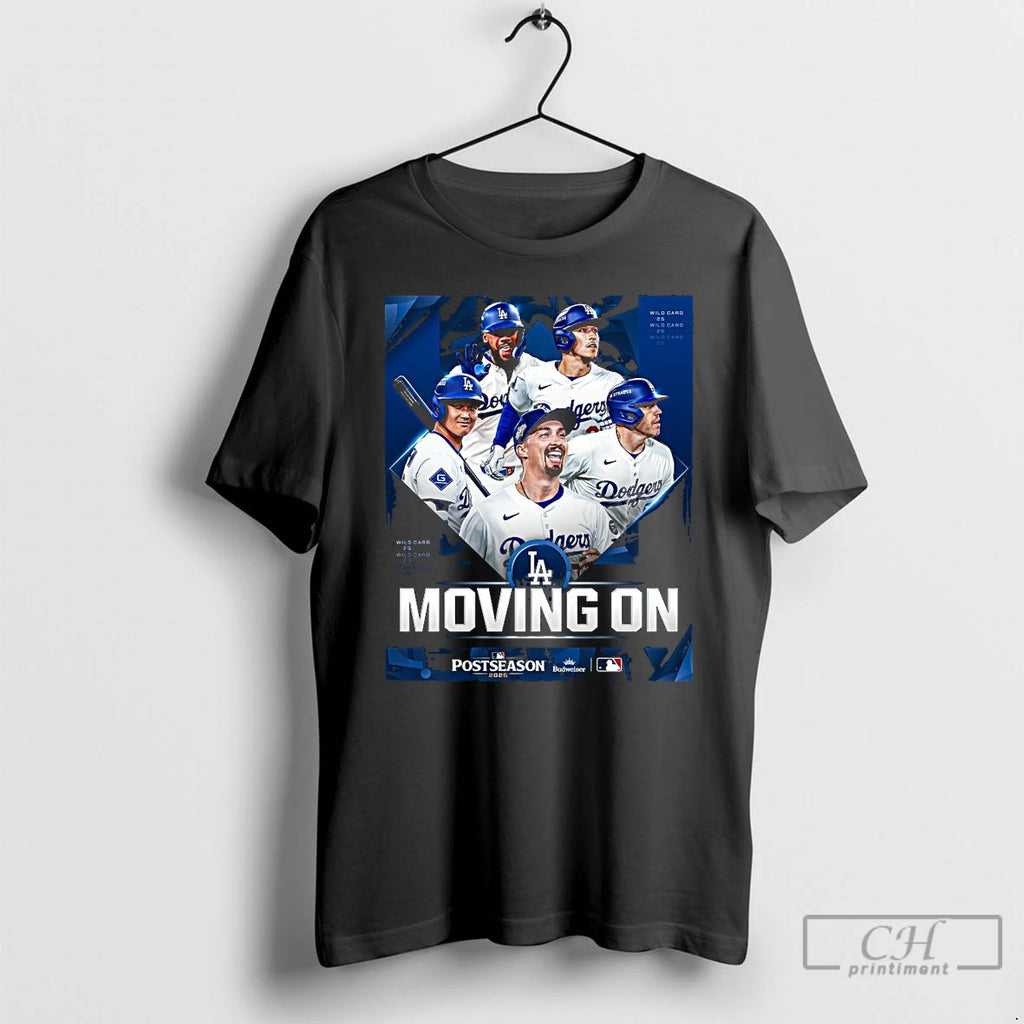 Classic Los Angeles Dodgers Moving On 2025 Mlb Postseason Nlds Bound T Shirts Hoodie Longsleeve