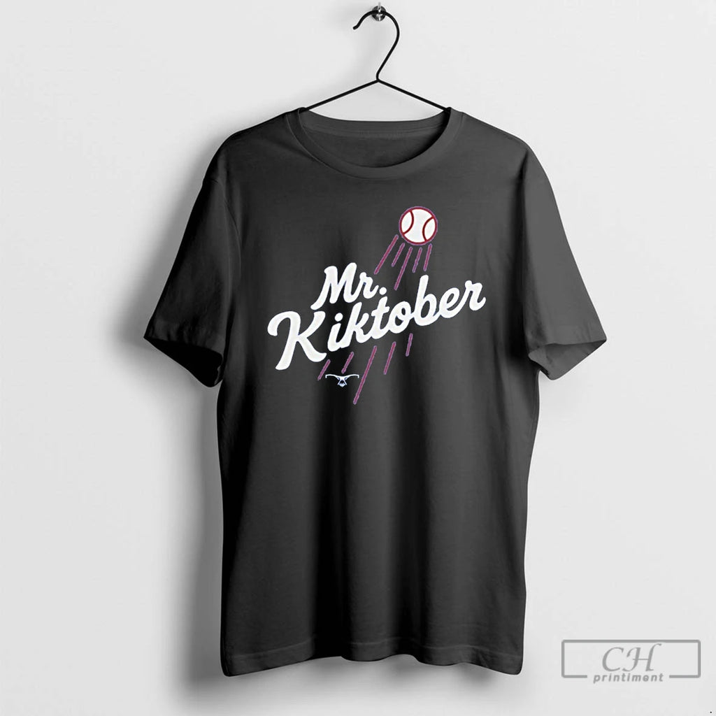 Classic Los Angeles Dodgers Mr Kiktober T Shirts