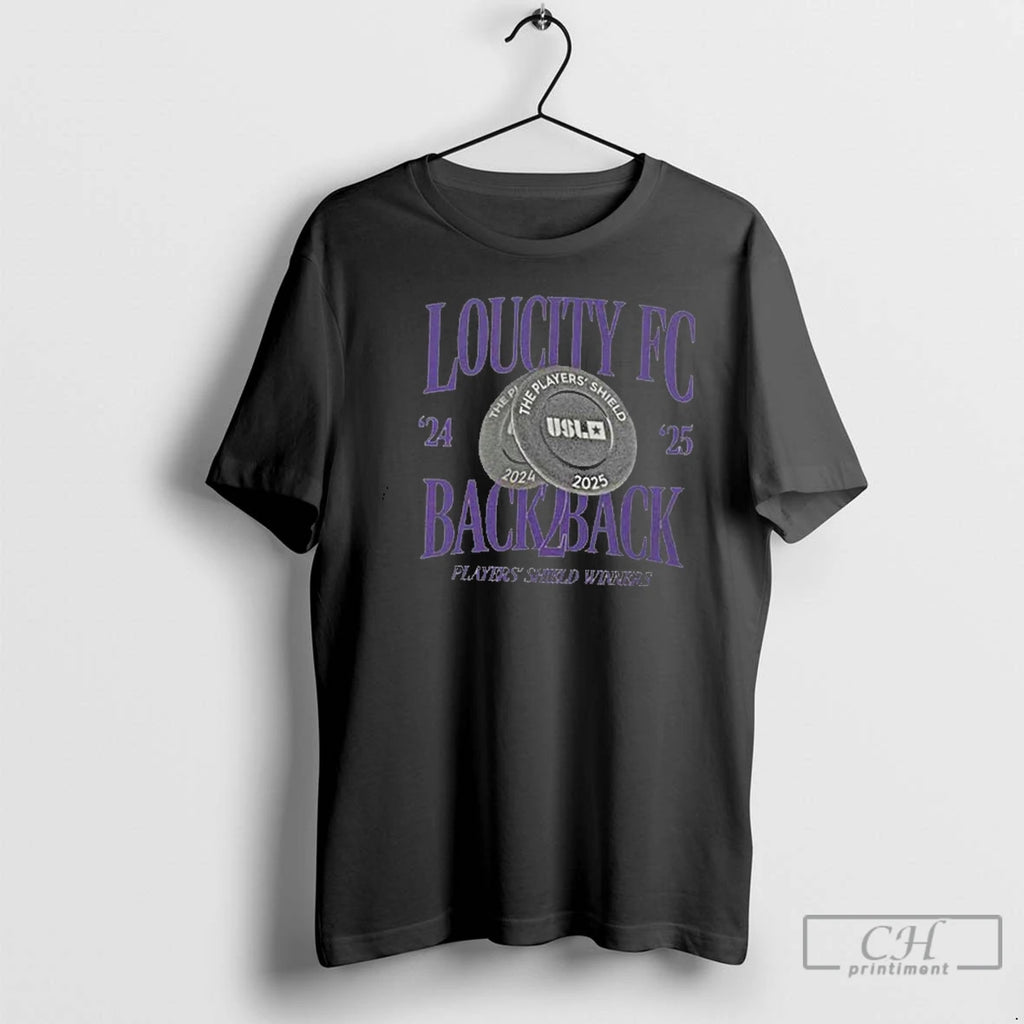 Classic Loucity Fc 2024 2025 Back 2 Back Players Shield Winners T Shirts