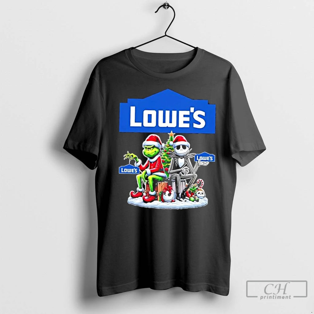 Classic Lowes X Grinch And Jack Skellington Unwilling Friends Merry Christmas
