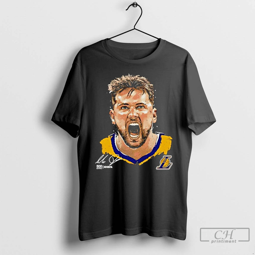 Classic Luka Doncic Los Angeles Laker Signature T Shirts