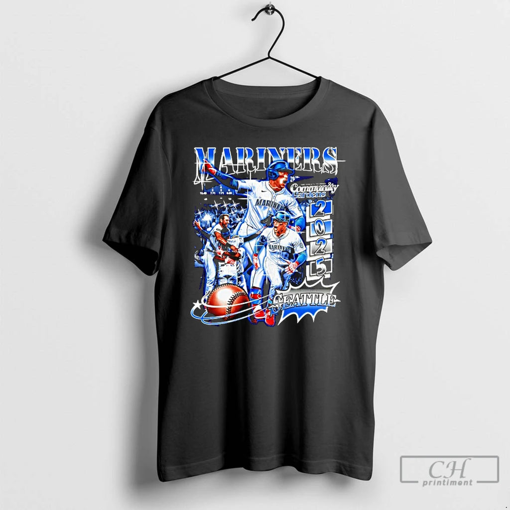 Classic Mariners Seattle Community Gardens 2025 T Shirts