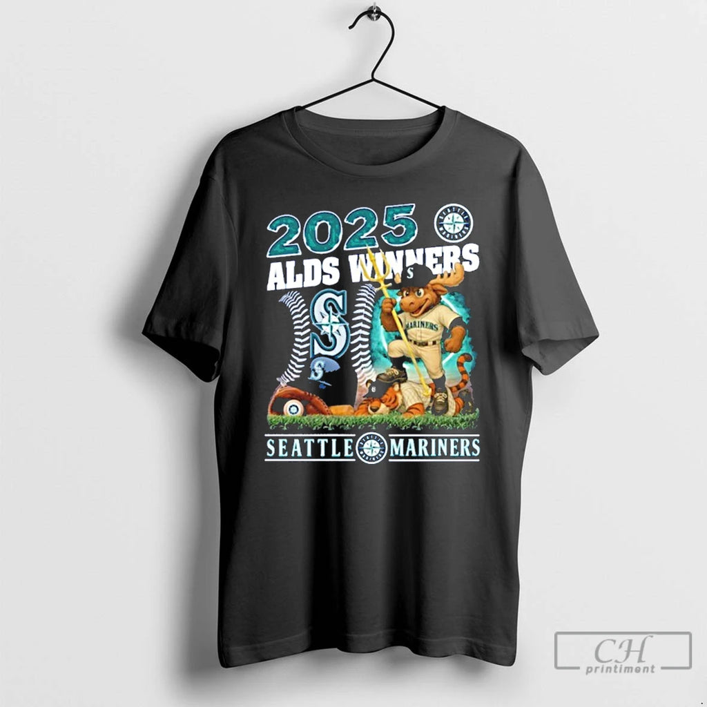 Classic Mascot Mariners 2025 Alds Winner T Shirts