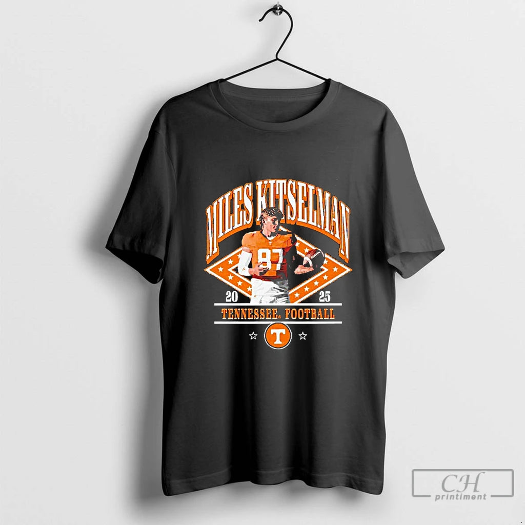 Classic Miles Kitselman Tennessee Volunteers 2025 Football Player Blackshirt T Shirts