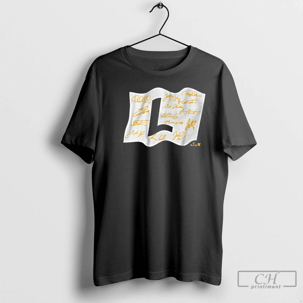 Classic Milwaukee Baseball Fly The L Flag Signatures T Shirts