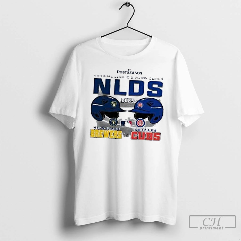 Classic Milwaukee Brewers Vs Chicago Cubs 2025 Nlds Mlb National League Division Series T Shirts