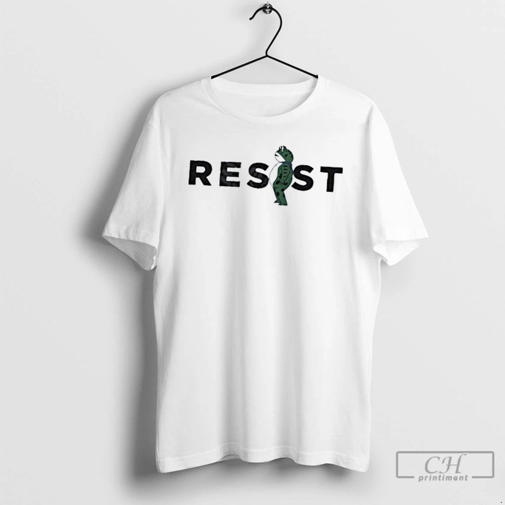 Classic Minimalist Protest Portland Frog Resist 2025 T Shirts