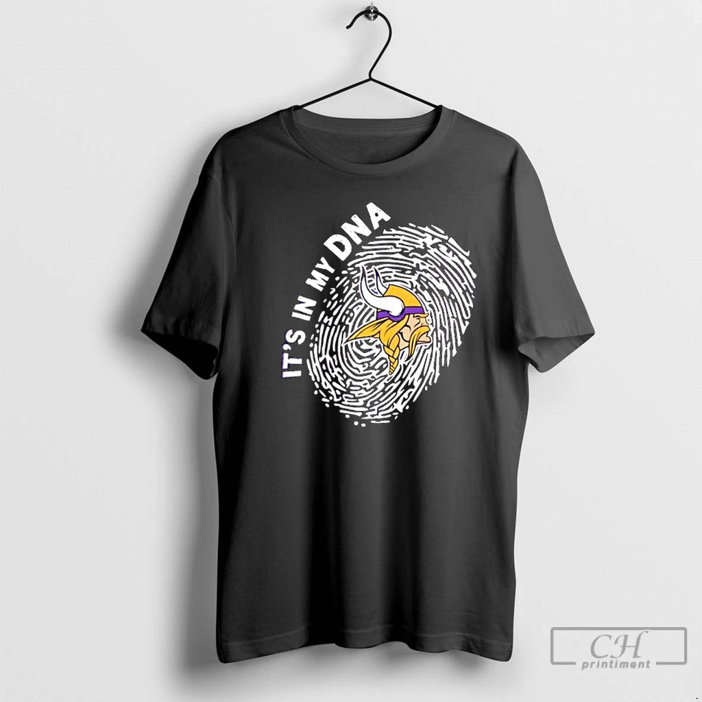 Classic Minnesota Vikings In My Dna T Shirts Hoodie Longsleeve