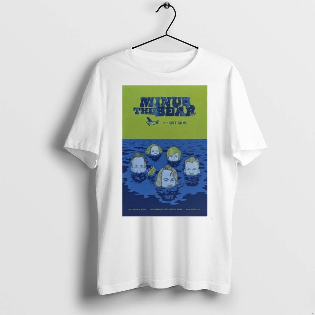 Classic Minus The Bear Oct 8 2025 San Diego Ca Faces T Shirts