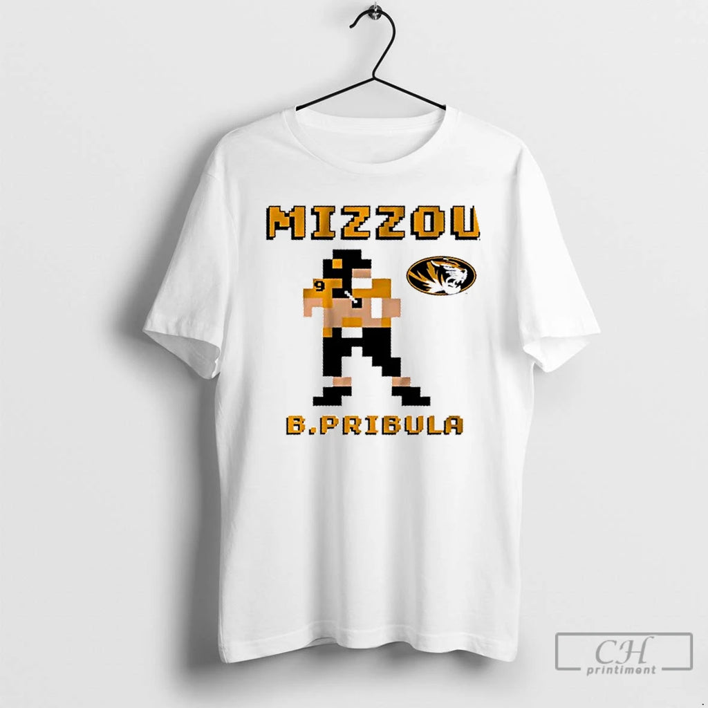 Classic Missouri Tigers Football Beau Pribula Retro Baller T Shirts Hoodie Longsleeve