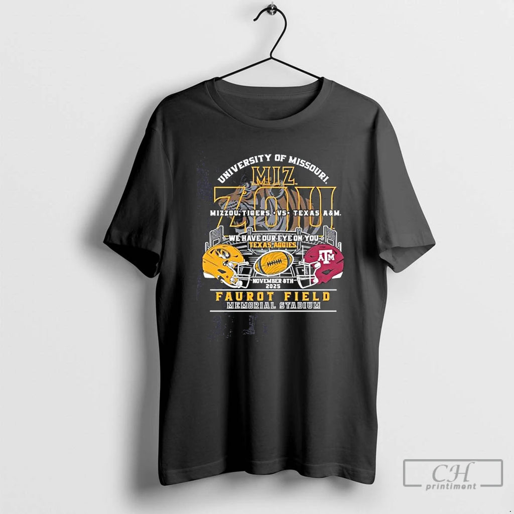 Classic Mizzou Tigers Game Day Vs Texas Am Aggies 2025 T Shirts