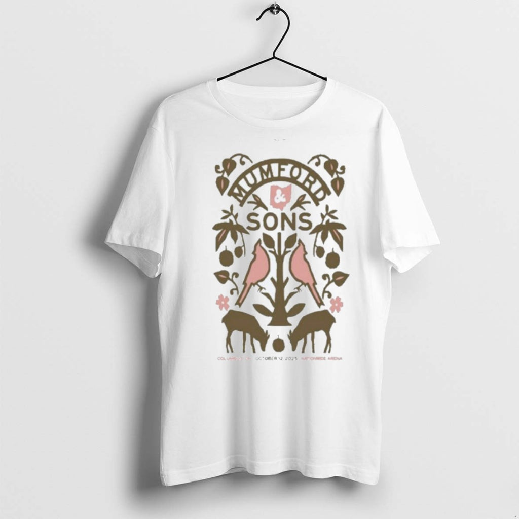 Classic Mumford Sons Nationwide Arena October 12 2025 Columbus Oh Tour T Shirts