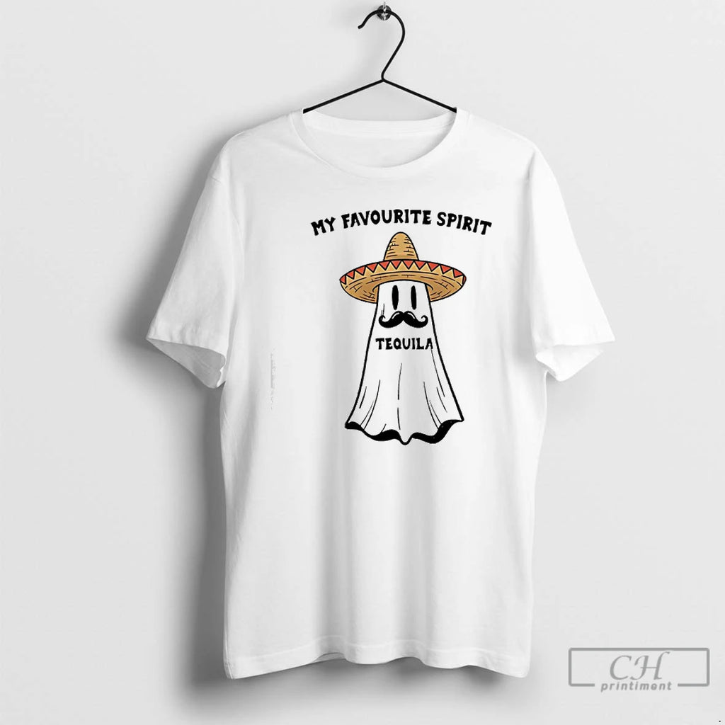 Classic My Favourite Spirit Tequila Ghost T Shirts
