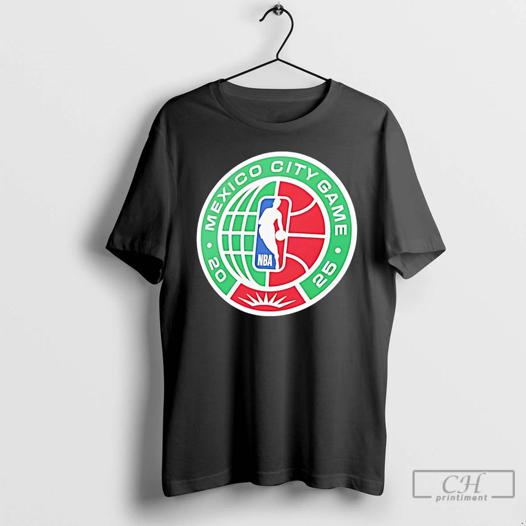 Classic Nba 2025 Mexico City Game Logo T Shirts Hoodie Longsleeve