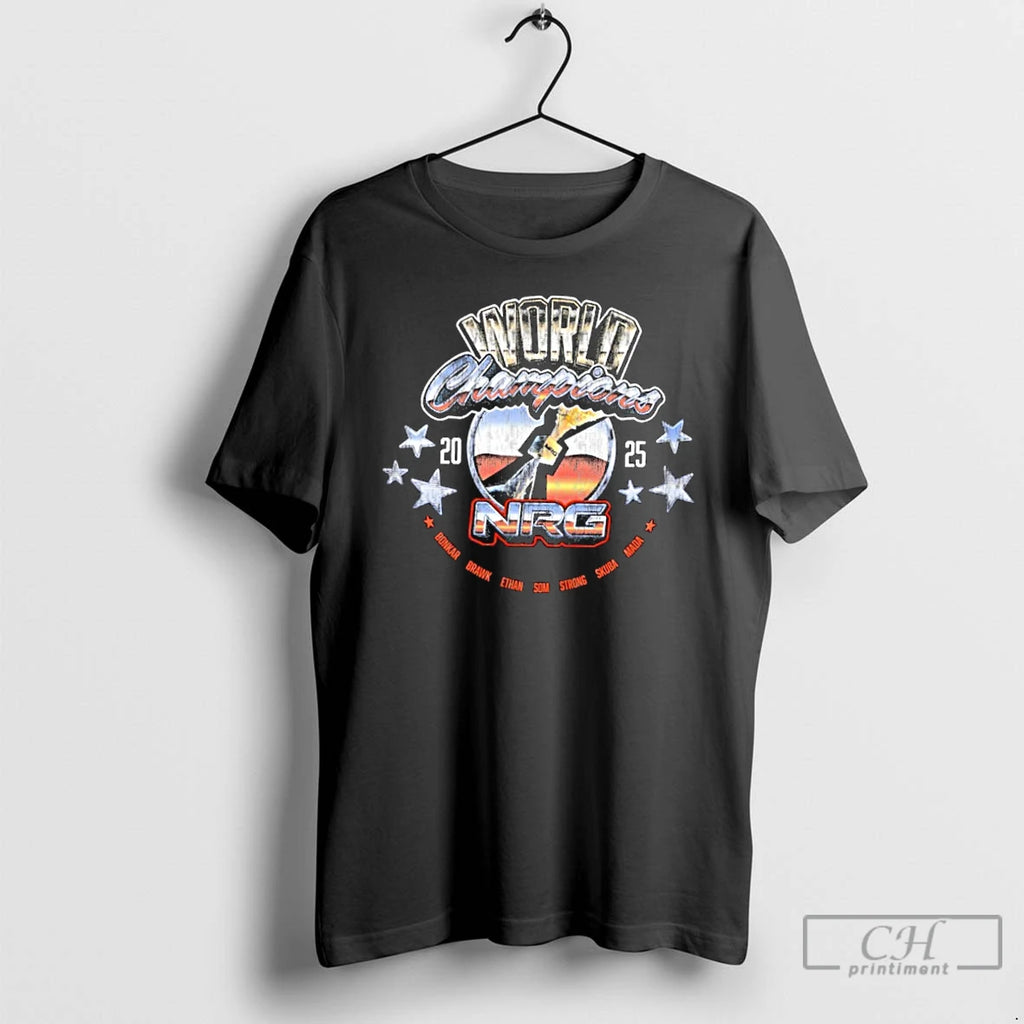 Classic Nrg 2025 World Champions T Shirts Hoodie Longsleeve
