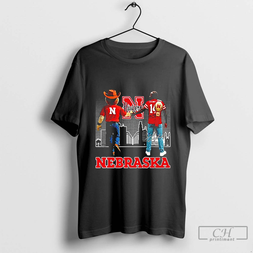 Classic Nebraska Huskers Mascot And Terence Crawford Blackshirt T Shirts
