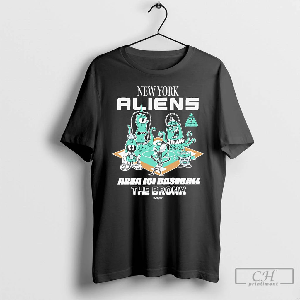 Classic New York Aliens Area 161 Baseball The Bronx T Shirts Hoodie Longsleeve