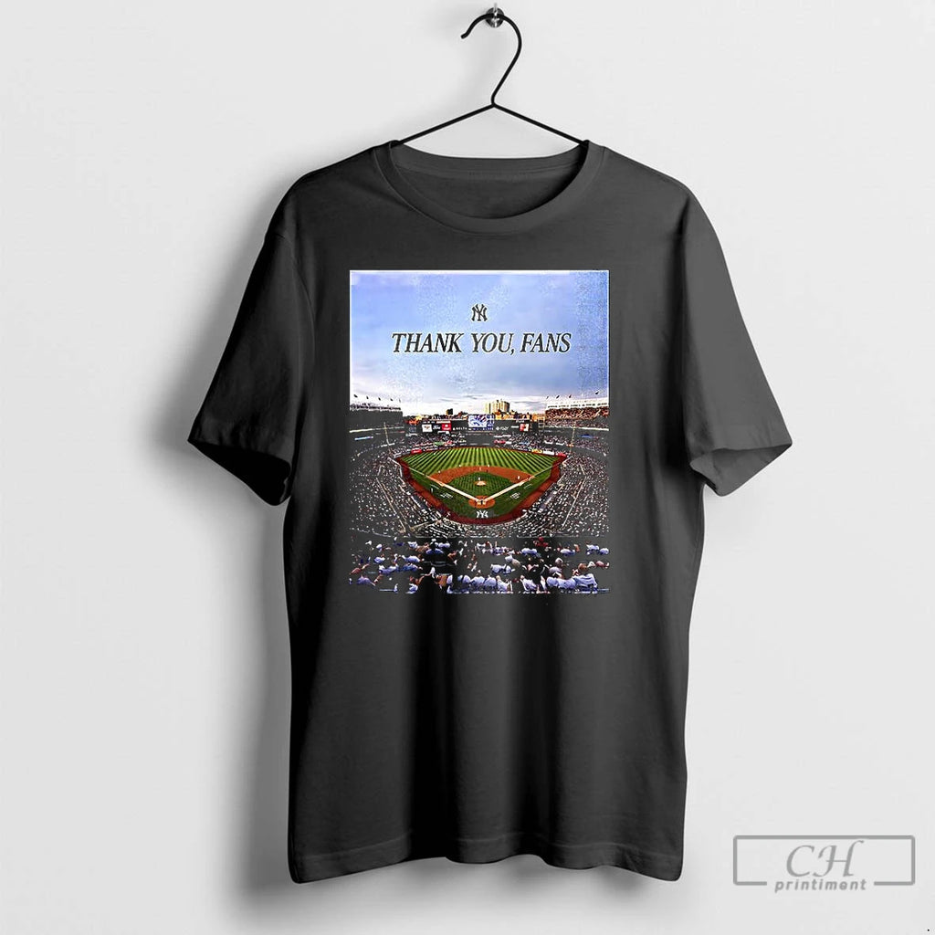 Classic New York Yankees Stadium Thank You Fans T Shirts