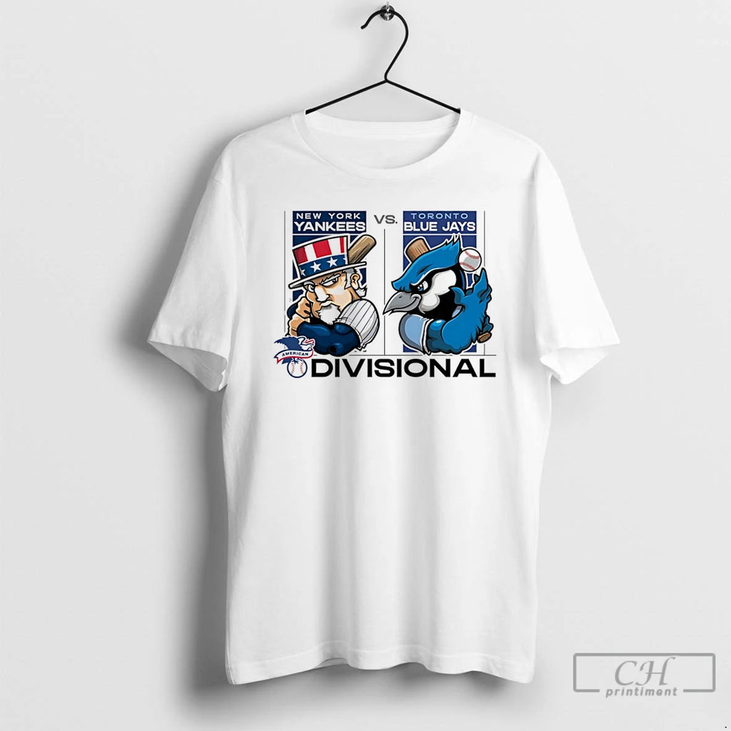 Classic New York Yankees Vs Toronto Blue Jays 2025 Mlb Divisional T Shirts Hoodie Longsleeve