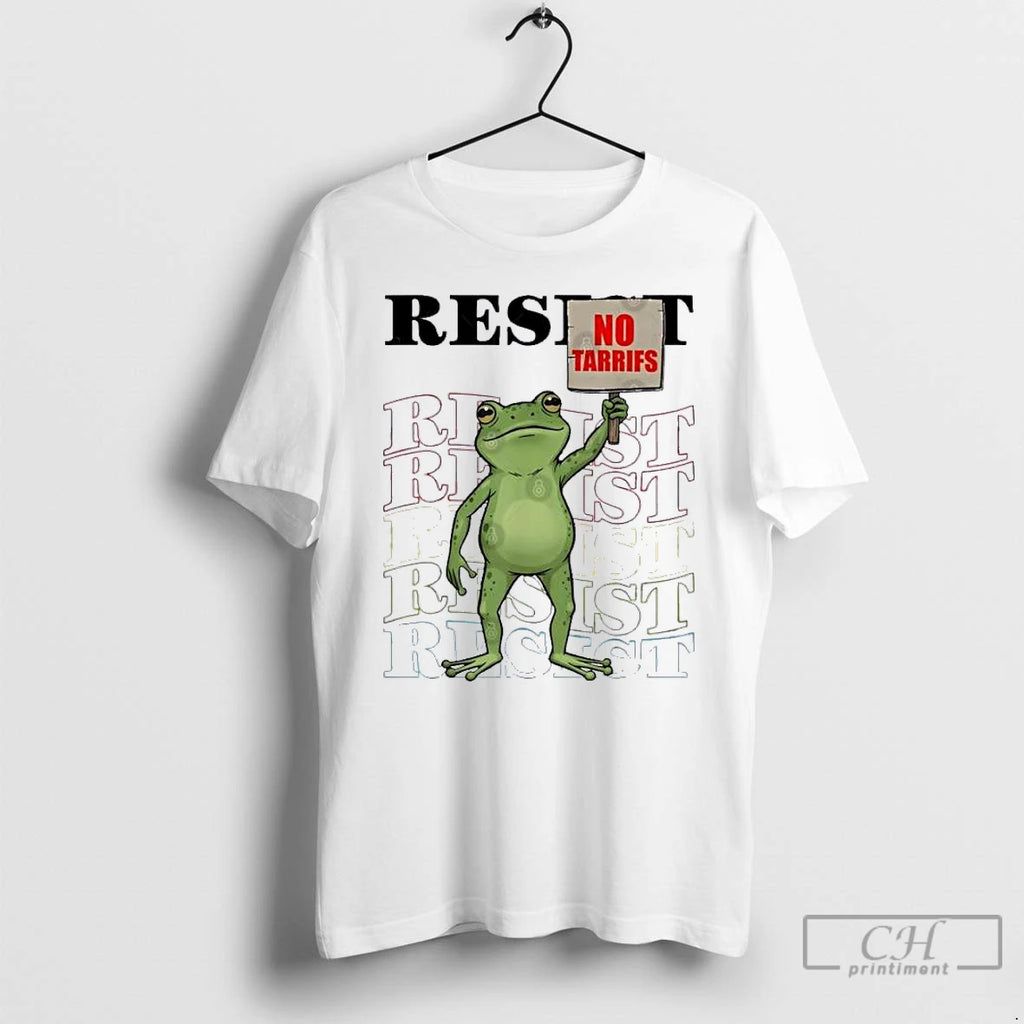 Classic No Tariffs Frogs Resist Portland Frog T Shirts