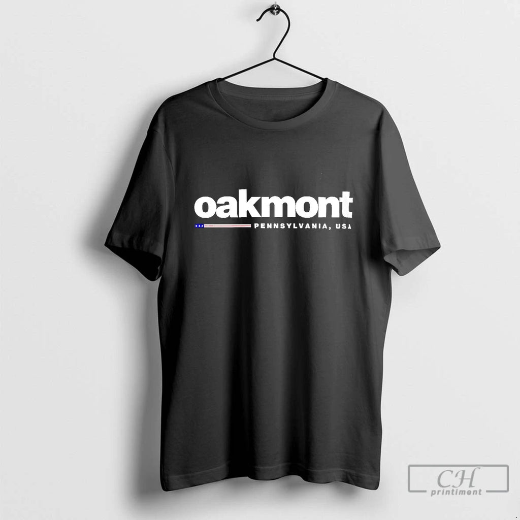 Classic Oakmont Pennsylvania Usa Blackshirt T Shirts