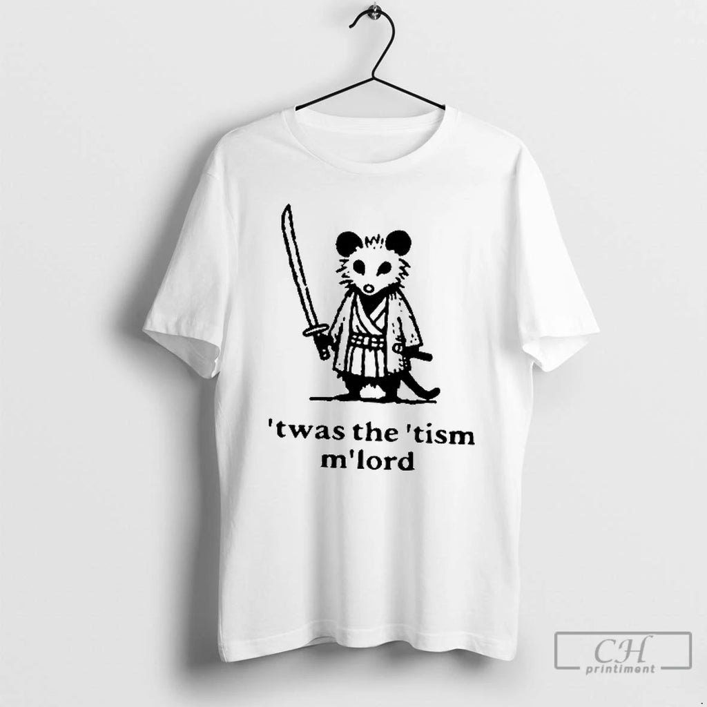 Classic Opossum Samurai Twas The Tism Mlord T Shirs Sweater