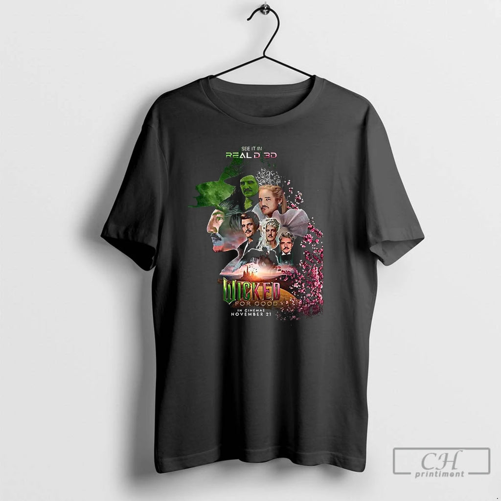 Classic Pedro Pascal Wicked For Good Meme T Shirts