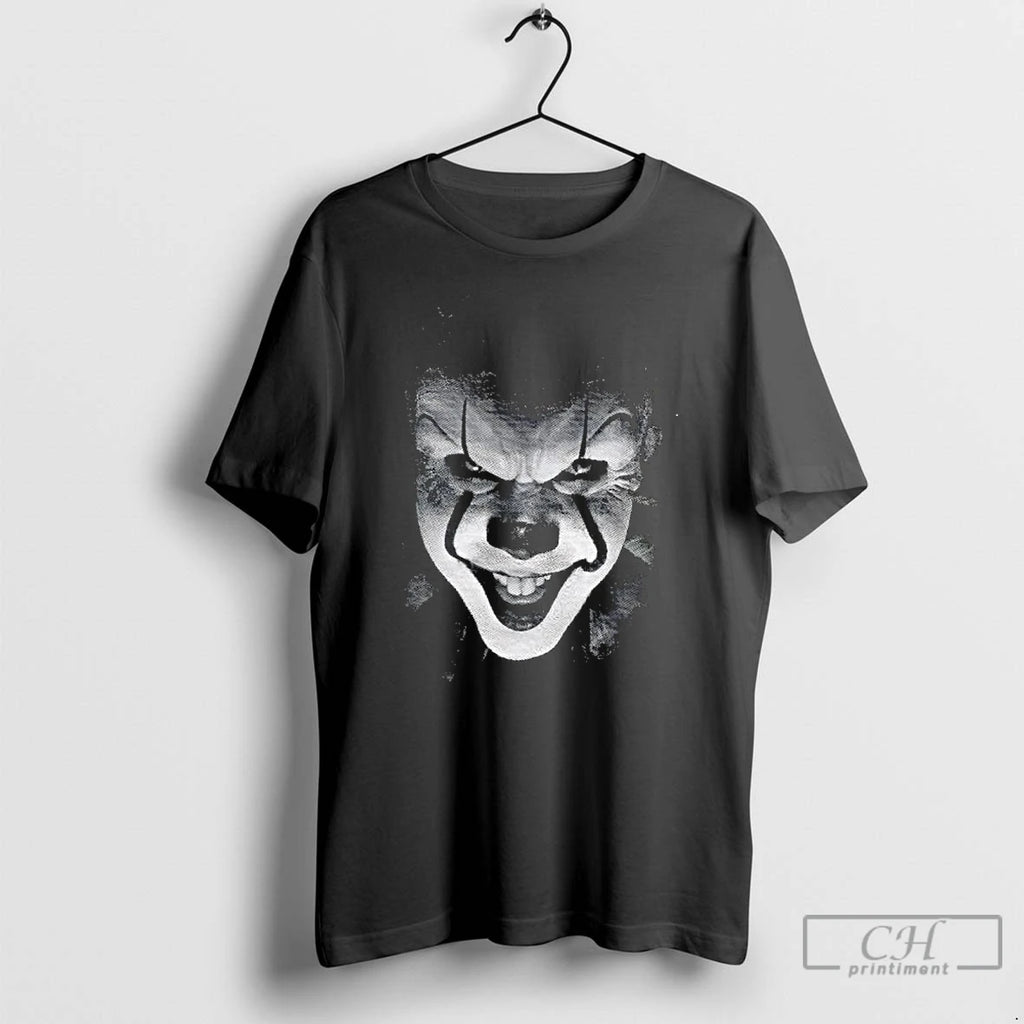 Classic Pennywise Big Face Graphic Halloween T Shirts Hoodie Longsleeve
